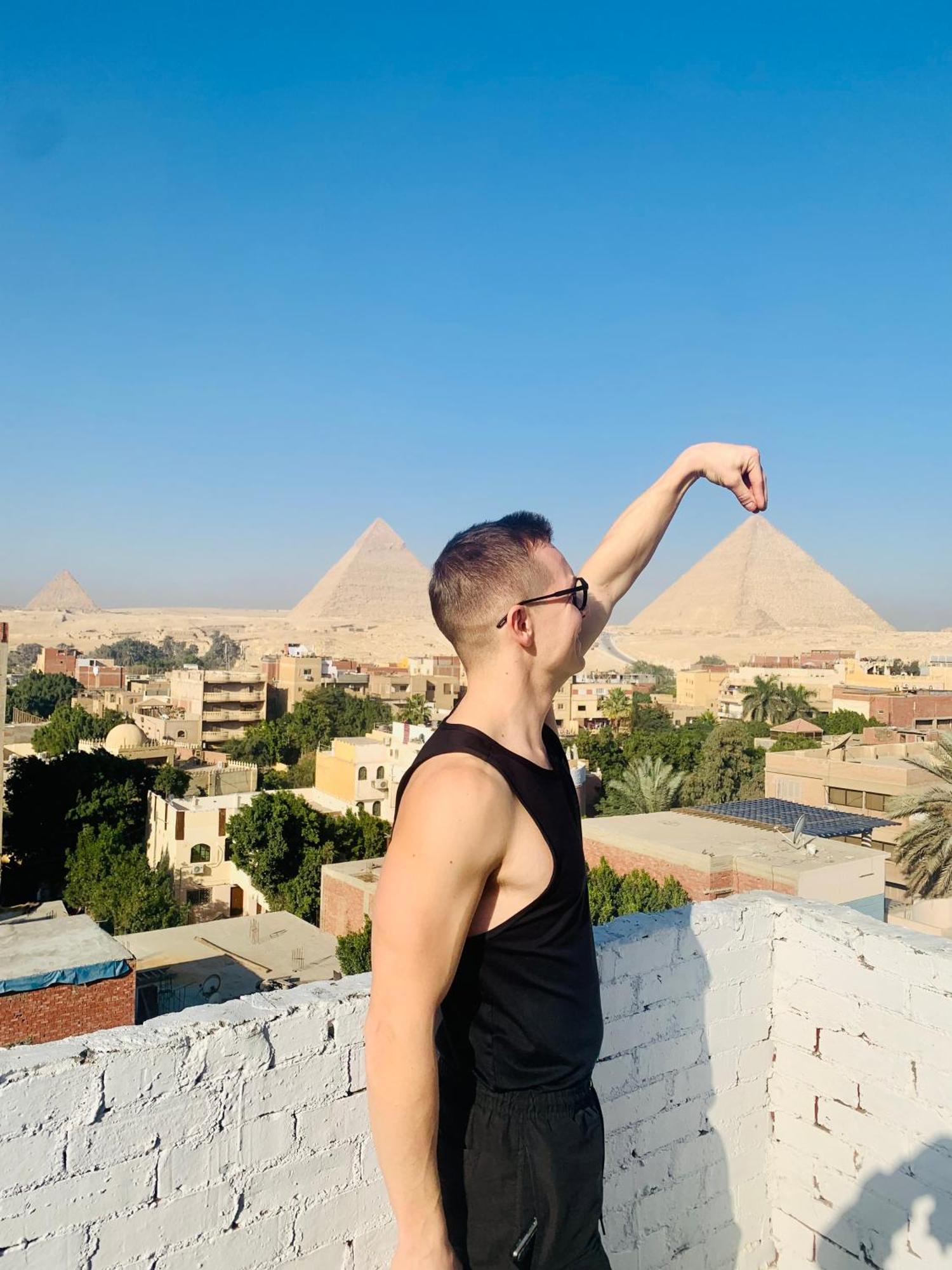 Appartamento Loay Pyramids View Il Il Cairo Esterno foto