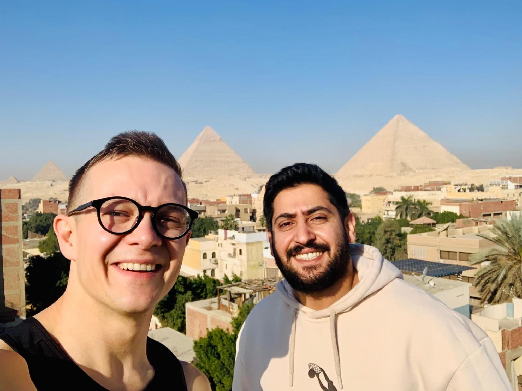 Appartamento Loay Pyramids View Il Il Cairo Esterno foto