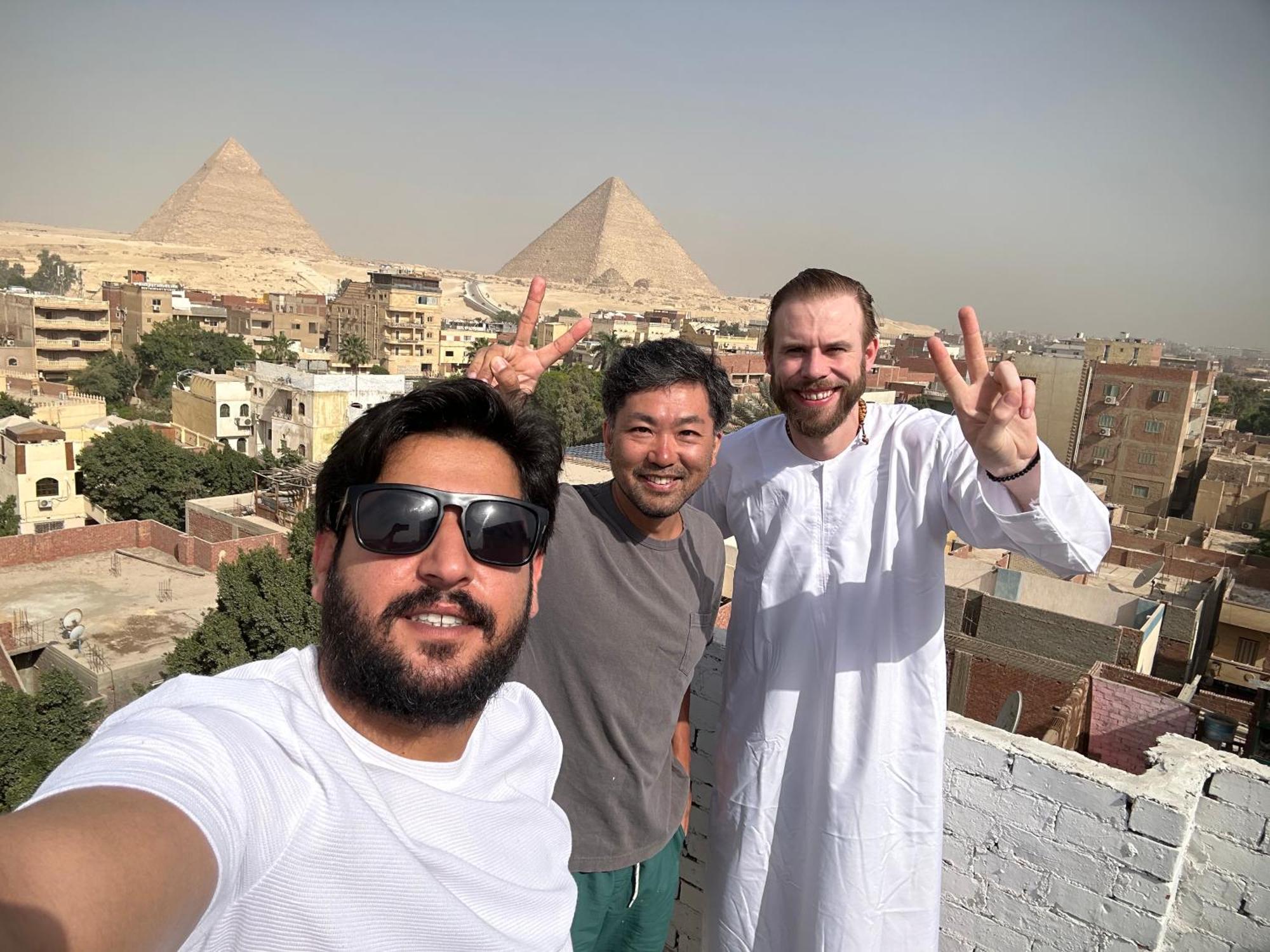 Appartamento Loay Pyramids View Il Il Cairo Esterno foto