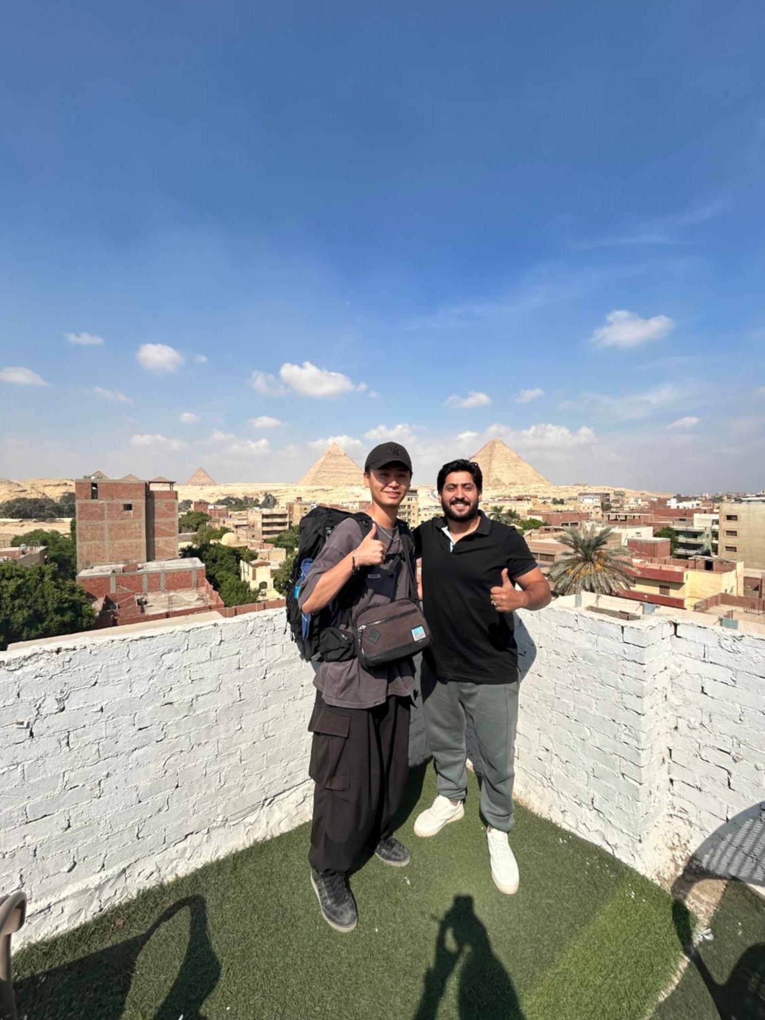Appartamento Loay Pyramids View Il Il Cairo Esterno foto